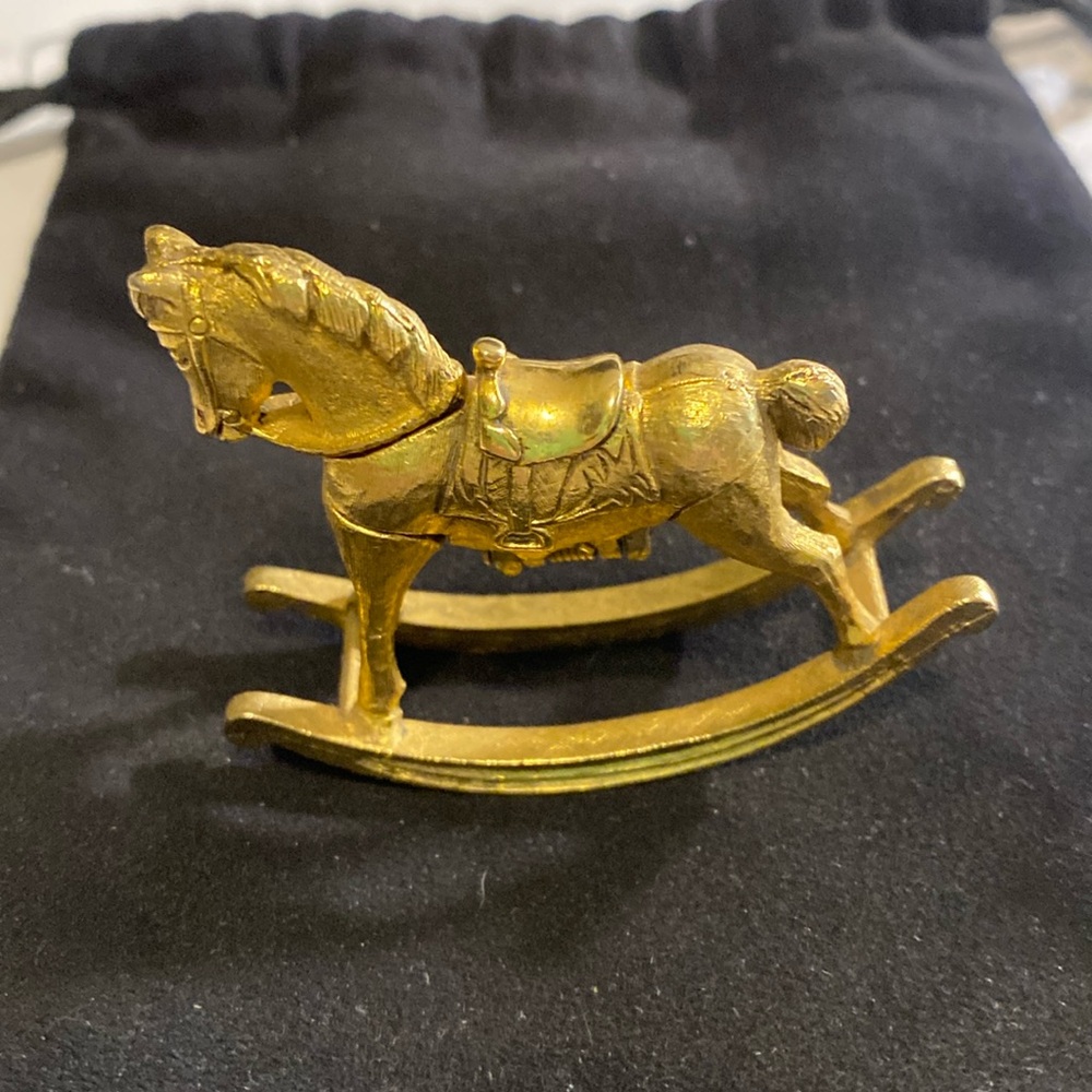 Max Factor Solid Perfume Rocking Horse From The 1… - image 1